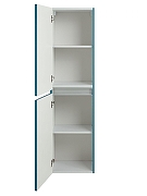 Шкаф пенал Art&Max Elegant 40 AM-ELEGANT-1500-2А-SO-NG-LED-P подвесной цвет Ниагара-3