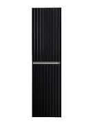 Шкаф пенал Art&Max Elegant 40 AM-ELEGANT-1500-2А-SO-NM-LED подвесной цвет Черный матовый