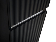 Шкаф пенал Art&Max Elegant 40 AM-ELEGANT-1500-2А-SO-NM-LED подвесной цвет Черный матовый-2