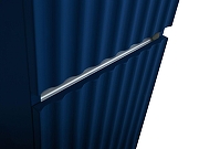 Шкаф пенал Art&Max Elegant 40 AM-ELEGANT-1500-2А-SO-SA-LED-P подвесной цвет Сапфир-2