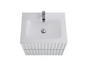 Тумба под раковину Art&Max Elegant 60 AM-ELEGANT-600-2C-SO-BL-LED-P подвесная цвет Белый глянец-1