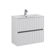 Тумба под раковину Art&Max Elegant 60 AM-ELEGANT-600-2C-SO-BM-LED подвесная цвет Белый матовый