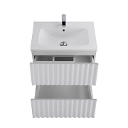 Тумба под раковину Art&Max Elegant 60 AM-ELEGANT-600-2C-SO-BM-LED подвесная цвет Белый матовый-2