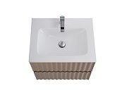 Тумба под раковину Art&Max Elegant 60 AM-ELEGANT-600-2C-SO-CM-LED подвесная цвет Капучино матовый-1