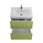 Тумба под раковину Art&Max Elegant 60 AM-ELEGANT-600-2C-SO-MN-P подвесная цвет Мята-2