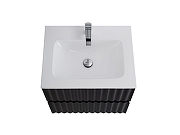 Тумба под раковину Art&Max Elegant 60 AM-ELEGANT-600-2C-SO-NM-LED подвесная цвет Черный матовый-1