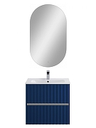 Тумба под раковину Art&Max Elegant 60 AM-ELEGANT-600-2C-SO-SA-P подвесная цвет Сапфир-5