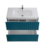 Тумба под раковину Art&Max Elegant 80 AM-ELEGANT-800-2C-SO-AQ-P подвесная цвет Аквамарин-2