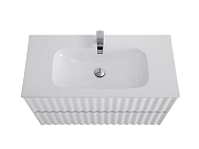 Тумба под раковину Art&Max Elegant 80 AM-ELEGANT-800-2C-SO-BL-LED-P подвесная цвет Белый глянец-1