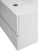 Тумба под раковину Art&Max Elegant 80 AM-ELEGANT-800-2C-SO-BM-LED подвесная цвет Белый матовый-4