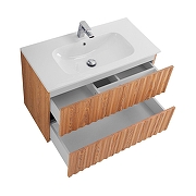 Тумба под раковину Art&Max Elegant 80 AM-ELEGANT-800-2C-SO-BR-P подвесная цвет Бран-3