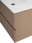 Тумба под раковину Art&Max Elegant 80 AM-ELEGANT-800-2C-SO-CM-LED подвесная цвет Капучино матовый-4