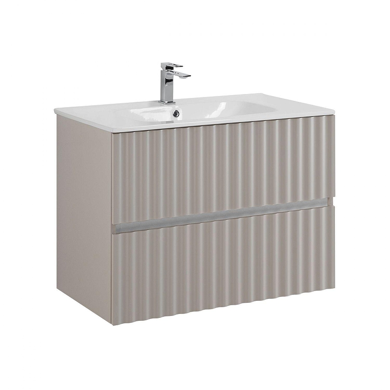 Тумба под раковину Art&Max Elegant 80 AM-ELEGANT-800-2C-SO-GCM-LED подвесная 