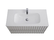 Тумба под раковину Art&Max Elegant 80 AM-ELEGANT-800-2C-SO-GCM-LED подвесная цвет Светло-серый матовый-1