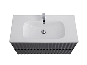 Тумба под раковину Art&Max Elegant 80 AM-ELEGANT-800-2C-SO-GM-LED подвесная цвет Серый матовый-1