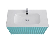 Тумба под раковину Art&Max Elegant 80 AM-ELEGANT-800-2C-SO-MM-LED подвесная цвет Светло-зеленый матовый-1