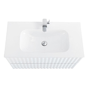 Тумба под раковину Art&Max Elegant 90 AM-ELEGANT-900-2C-SO-BM-LED подвесная цвет Белый матовый-1