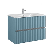 Тумба под раковину Art&Max Elegant 80 AM-ELEGANT-800-2C-SO-NG-P подвесная цвет Ниагара