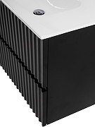 Тумба под раковину Art&Max Elegant 80 AM-ELEGANT-800-2C-SO-NM-LED подвесная цвет Черный матовый-4