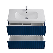 Тумба под раковину Art&Max Elegant 80 AM-ELEGANT-800-2C-SO-SA-P подвесная цвет Сапфир-2