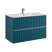 Тумба под раковину Art&Max Elegant 90 AM-ELEGANT-900-2C-SO-AQ-P подвесная цвет Аквамарин