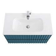 Тумба под раковину Art&Max Elegant 90 AM-ELEGANT-900-2C-SO-AQ-P подвесная цвет Аквамарин-1