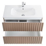 Тумба под раковину Art&Max Elegant 90 AM-ELEGANT-900-2C-SO-CM-LED подвесная цвет Капучино матовый-2