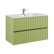 Тумба под раковину Art&Max Elegant 90 AM-ELEGANT-900-2C-SO-MN-P подвесная цвет Мята