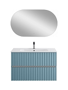 Тумба под раковину Art&Max Elegant 90 AM-ELEGANT-900-2C-SO-NG-P подвесная цвет Ниагара-4