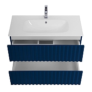 Тумба под раковину Art&Max Elegant 90 AM-ELEGANT-900-2C-SO-SA-P подвесная цвет Сапфир-2