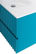 Тумба под раковину Art&Max Elegant 90 AM-ELEGANT-900-2C-SO-TM-LED подвесная цвет Бирюзовый матовый-4