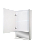 Зеркальный шкаф Art&Max Foggia 50 L AM-Fog-500-800-1D-L-DS-F-White с подсветкой цвет Белый-2