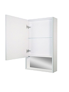 Зеркальный шкаф Art&Max Foggia 50 L AM-Fog-500-800-1D-L-DS-F-White с подсветкой цвет Белый-3