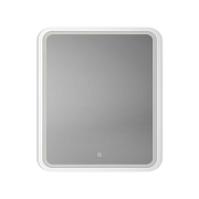 Зеркало Art&Max Genova 60 AM-Gen-600-800-DS-F-White с подсветкой цвет Белый с сенсорным выключателем