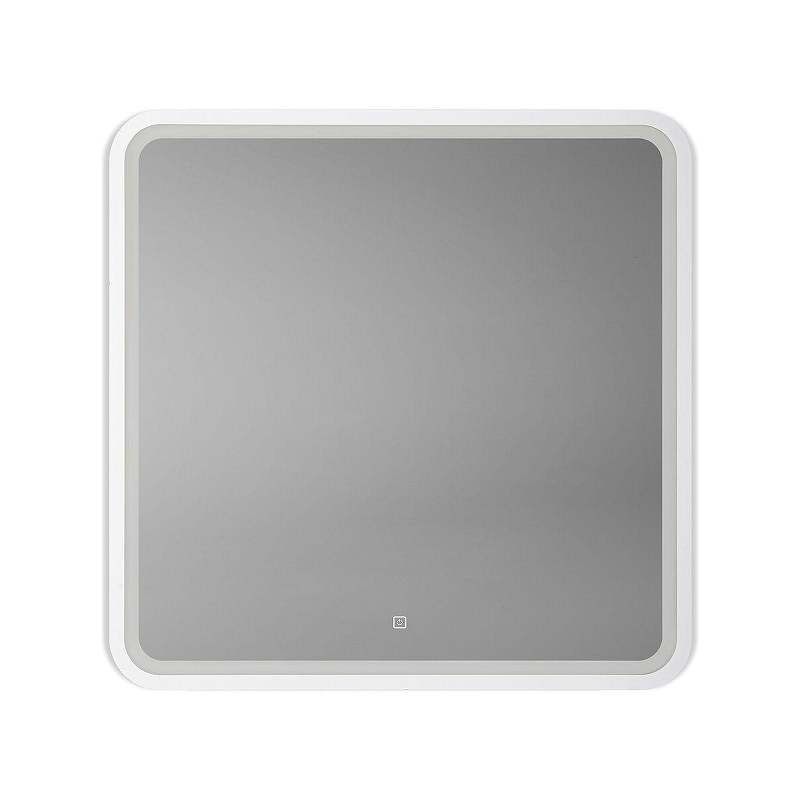 Зеркало Art&Max Genova 80 AM-Gen-800-800-DS-F-White с подсветкой 