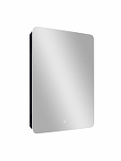 Зеркальный шкаф Art&Max Lecce 56 R AM-Lec-560-850-1D-R-DS-F-Nero с подсветкой цвет Черный