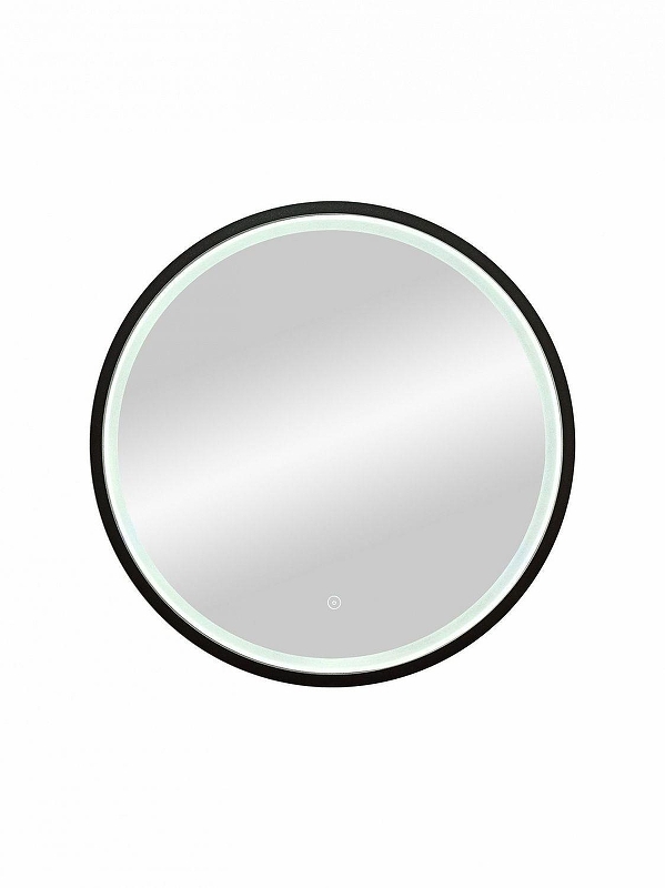 Зеркало Art&Max Livorno 60 AM-Liv-600-DS-F-Nero с подсветкой 