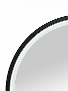 Зеркало Art&Max Livorno 80 AM-Liv-800-DS-F-Nero с подсветкой цвет Черный с сенсорным выключателем-3