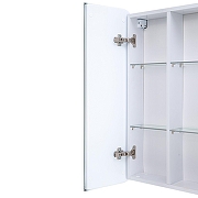 Зеркальный шкаф Art&Max Merano 80 L AM-Mer-800-800-2D-L-DS-F с подсветкой цвет Белый-3