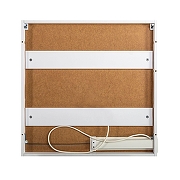 Зеркальный шкаф Art&Max Merano 80 L AM-Mer-800-800-2D-L-DS-F с подсветкой цвет Белый-6