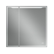 Зеркальный шкаф Art&Max Merano 80 R AM-Mer-800-800-2D-R-DS-F с подсветкой цвет Белый