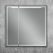 Зеркальный шкаф Art&Max Merano 80 R AM-Mer-800-800-2D-R-DS-F с подсветкой цвет Белый-5