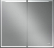 Зеркальный шкаф Art&Max Merano 90 R AM-Mer-900-800-1D-R-DS-F с подсветкой цвет Белый