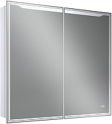 Зеркальный шкаф Art&Max Merano 90 R AM-Mer-900-800-1D-R-DS-F с подсветкой цвет Белый-1