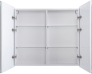 Зеркальный шкаф Art&Max Merano 90 R AM-Mer-900-800-1D-R-DS-F с подсветкой цвет Белый-3