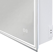 Зеркальный шкаф Art&Max Merano 90 R AM-Mer-900-800-1D-R-DS-F с подсветкой цвет Белый-4