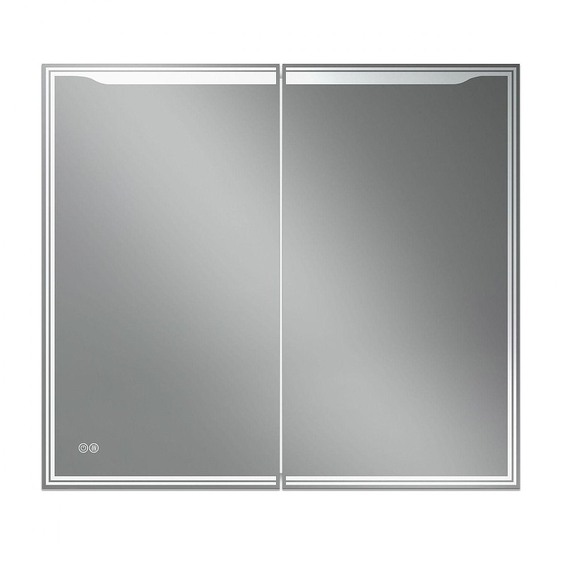 Зеркальный шкаф Art&Max Merano 90 L AM-Mer-900-800-1D-L-DS-F с подсветкой 