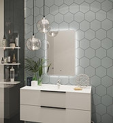 Зеркало Art&Max Messina 50 AM-Mes-500-700-DS-F с подсветкой с бесконтактным выключателем-4