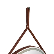 Зеркало Art&Max Milan 65 AM-Mil-650-DS-F-Brown с подсветкой цвет Коричневый с сенсорным выключателем-3