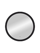 Зеркало Art&Max Napoli 100 AM-Nap-1000-DS-F с подсветкой цвет Черный с бесконтактным выключателем-1